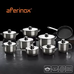 TREM ELEMENT 9 PEÇAS INDUÇAO INOX 18/10