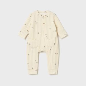 Babygrow Sem Pé Bege Mayoral