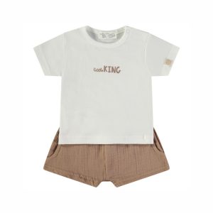 Conjunto 2 Peças Camisola Branca Babybol