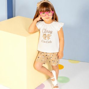 Conjunto 2 Peças Bege com Fita Babybol