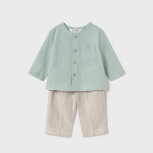 Mayoral Conjunto 2 Peças Linho Jade
