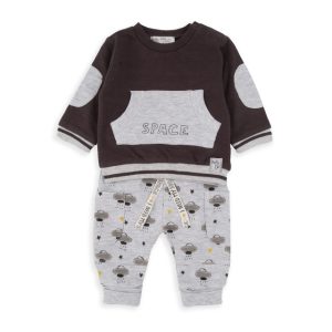 Babybol Conjunto 2 Peças Bolso Cinza