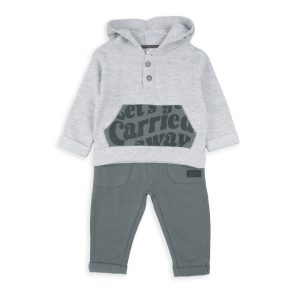 Conjunto 2 Peças Cinza Com Bolso Babybol