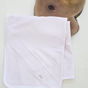 Manta 100% Algodão Rosa Babylai