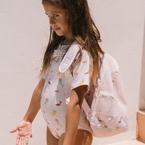 Mochila de Praia Anti Areia Mermaid Cats Tutete