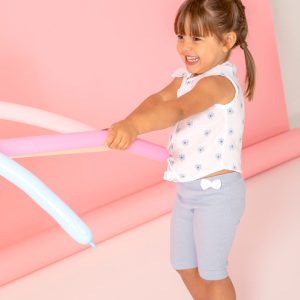 Conjunto 2 Peças Blusa Flores Babybol