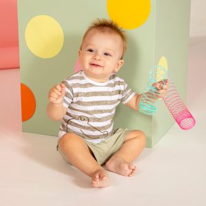 Conjunto 2 Peças Riscas Caqui Babybol