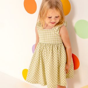 Vestido Riscas Oliva Babybol