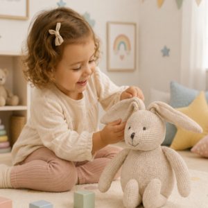 Bimbidreams Peluche Coelhinho Tricot Bege