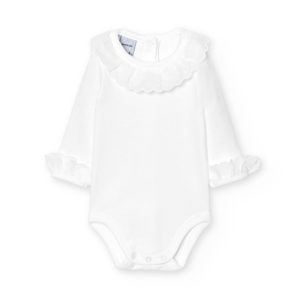 Babidu Body com Renda Branca