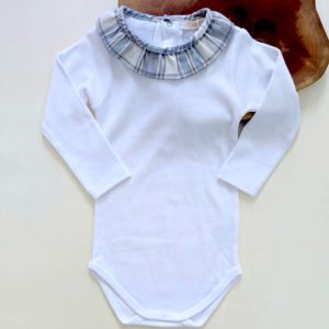 Rigolã Body Branco com Gola