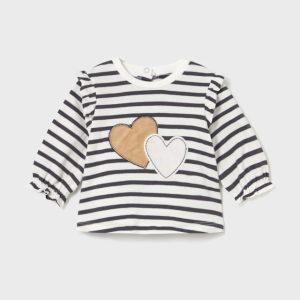 Mayoral Camisola Riscas Cru Antracite