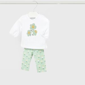 Conjunto 2 Peças Flores Alga Mayoral