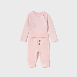 Mayoral Conjunto Body Rosa com Calça