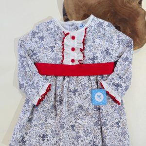 Sardón Vestido Laço Vermelho