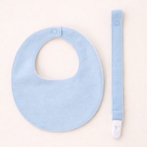 Pack Babete e Prende Chupetas Azul