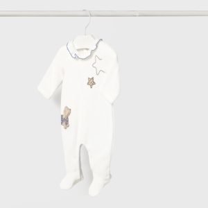 Mayoral Babygrow Aveludado Estrelas Dream Blue