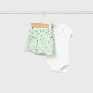Conjunto 2 Peças Body Branco Alga Mayoral