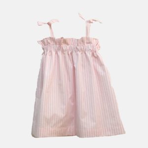 Vestido de alças “Alice” . Top de verão para menina